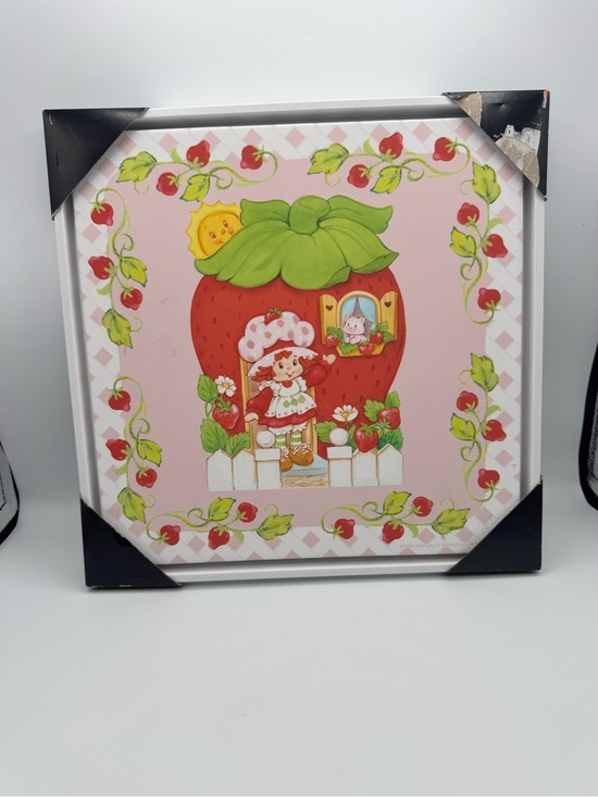Other - Pink Strawberry Shortcake Wall Art - Classic Home Party Decor